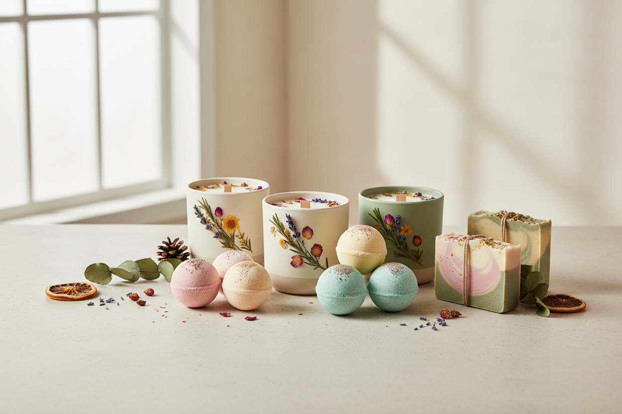 Bathroom balls salts
