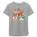 Premium dogs of life t-shirt - heather grey
