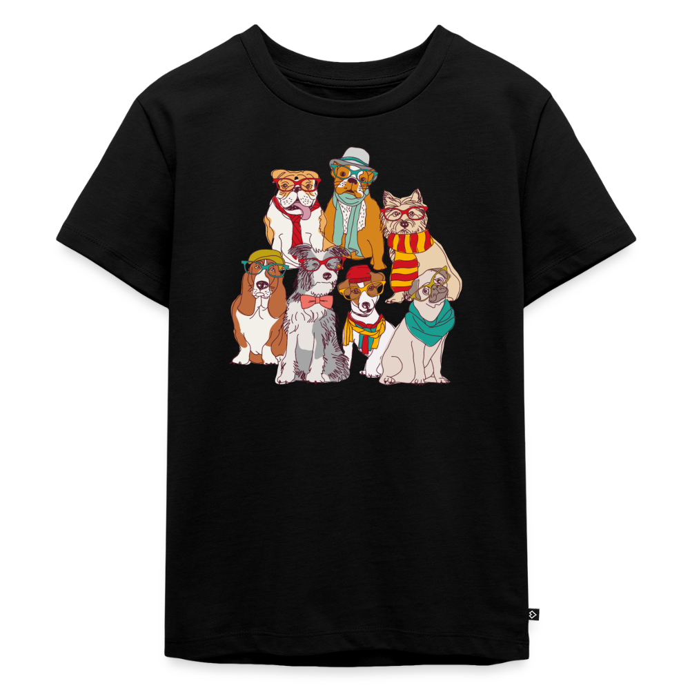 Premium dogs of life t-shirt - black