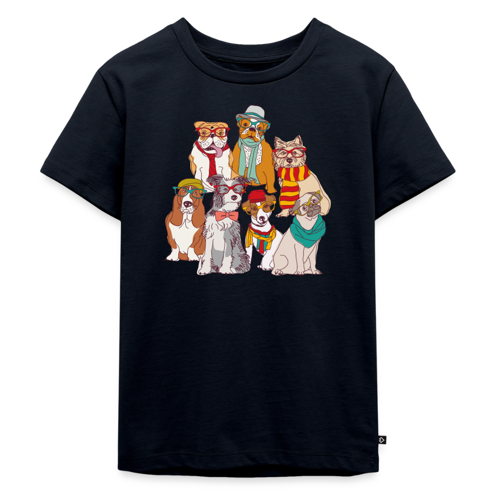 Premium dogs of life t-shirt - navy