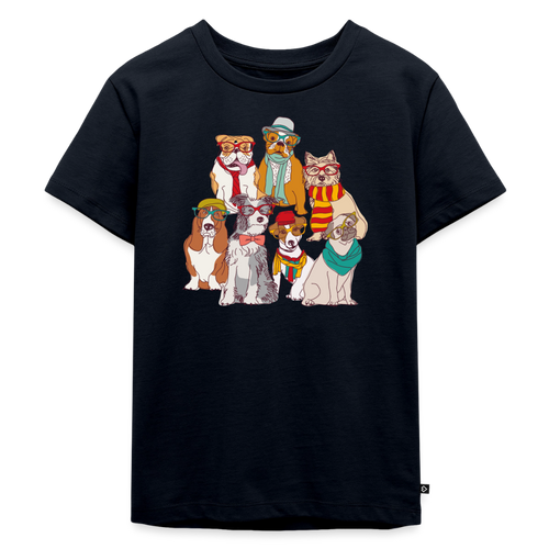 Premium dogs of life t-shirt - navy