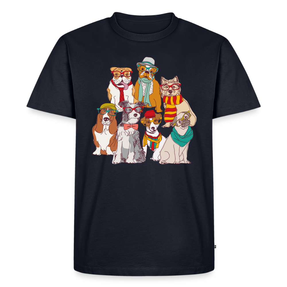 Premium dogs of life t-shirt - navy