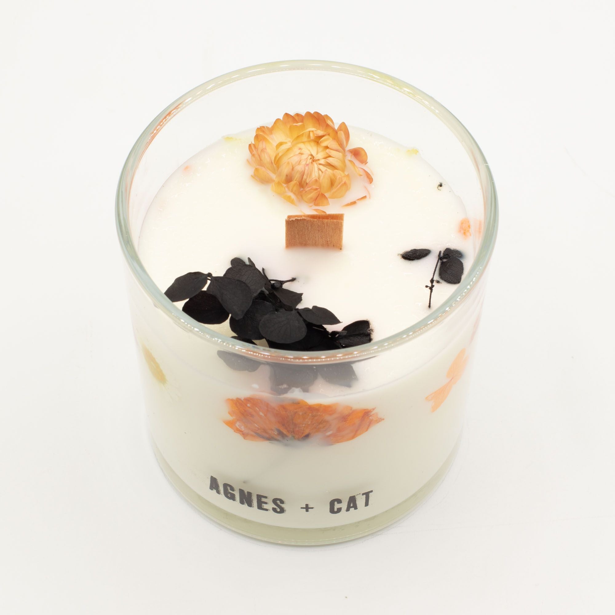 70h Agnes + Cat Botanical Soy Wax Candle - Lakeland Mocha