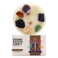 17h Large Chakra Crystal Candles - Seven Charkra