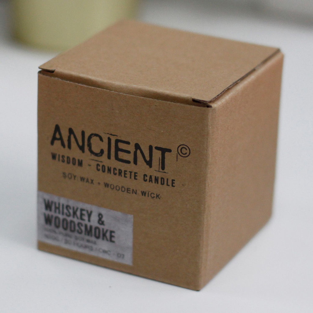 Med Concrete Soy Candle  - Love - Purple Fig & Casis