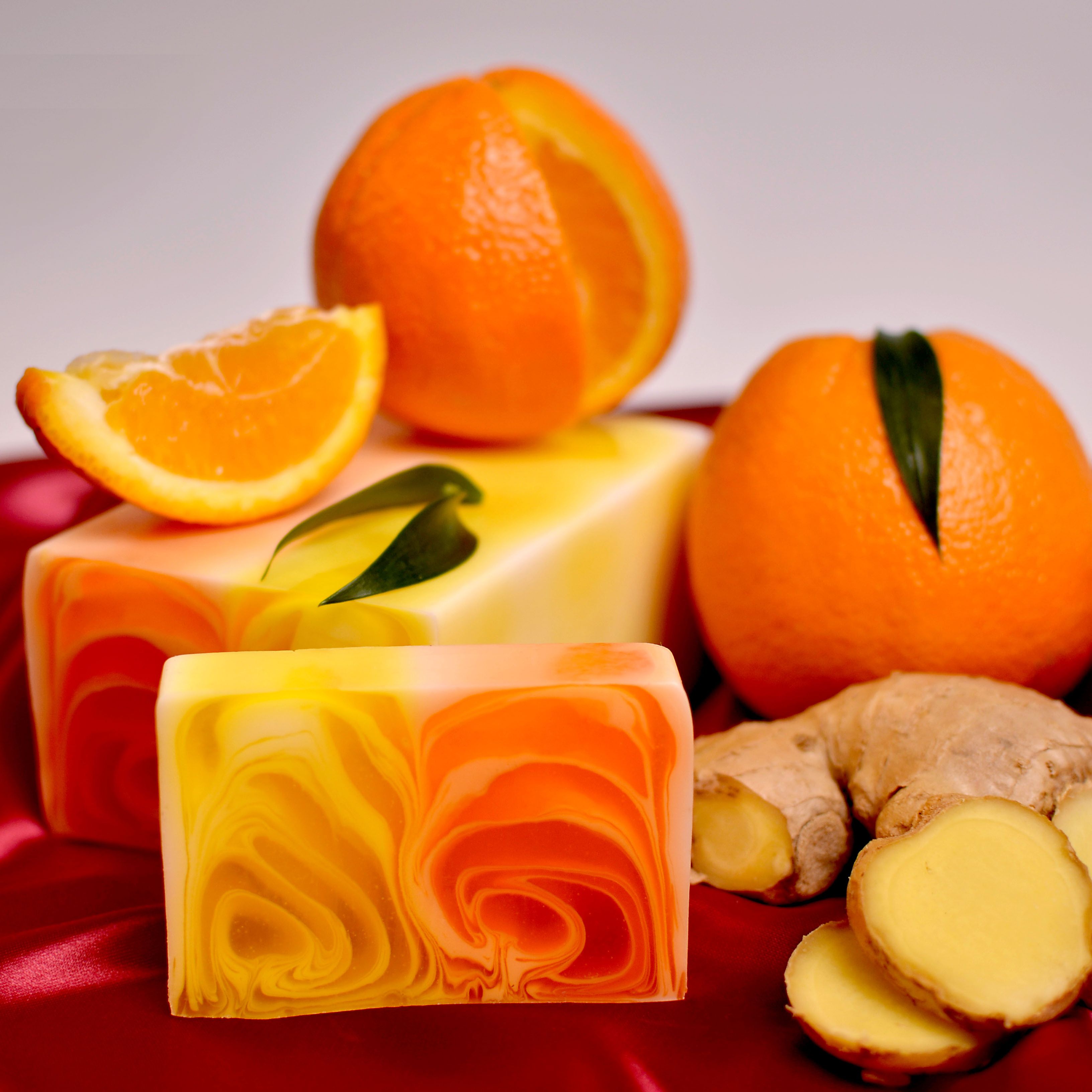 Hand-crafted Soap - Orange & Ginger - Slice 115g approx