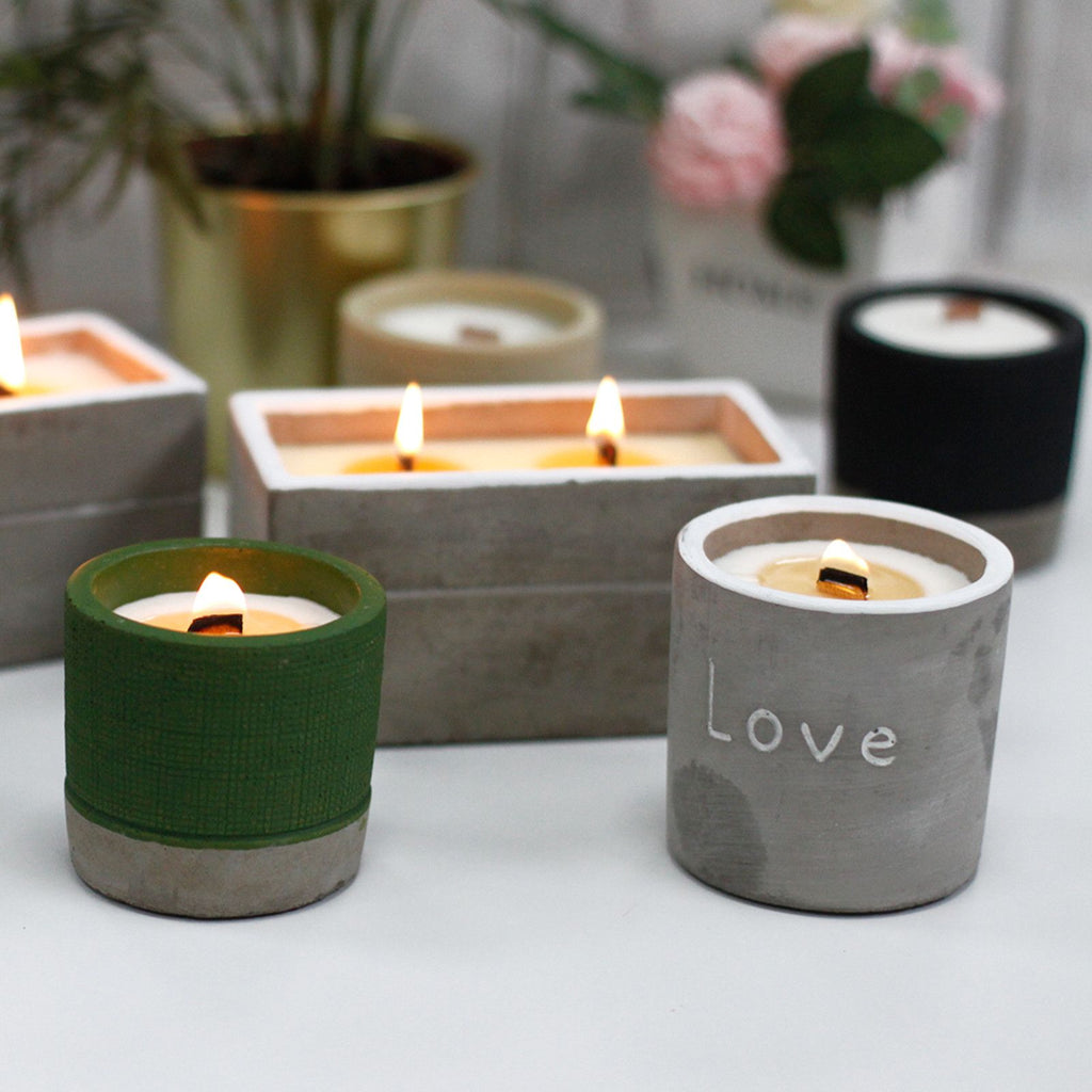 Med Concrete Soy Candle - Berry's - Juniper & Sweet Gin