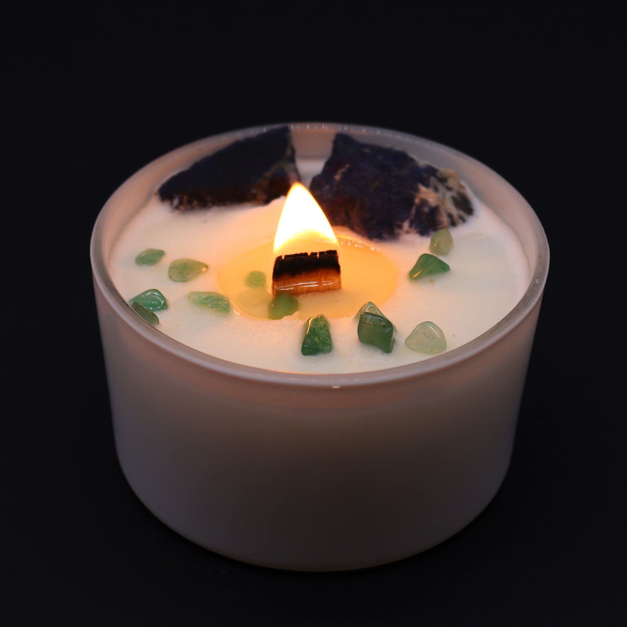 17h Chakra Crystal Candles - Throat Chakra