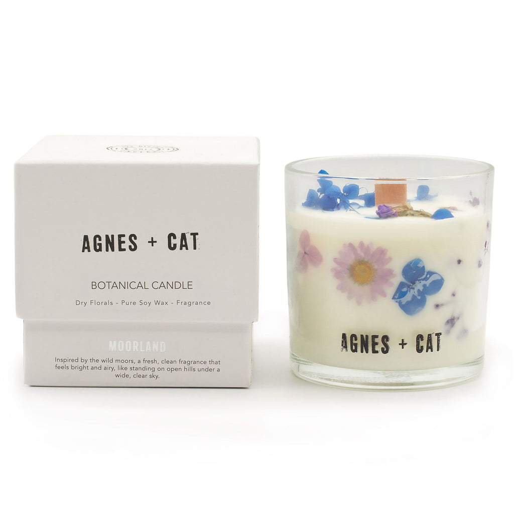 70h Agnes + Cat Botanical Soy Wax Candle - Moorland