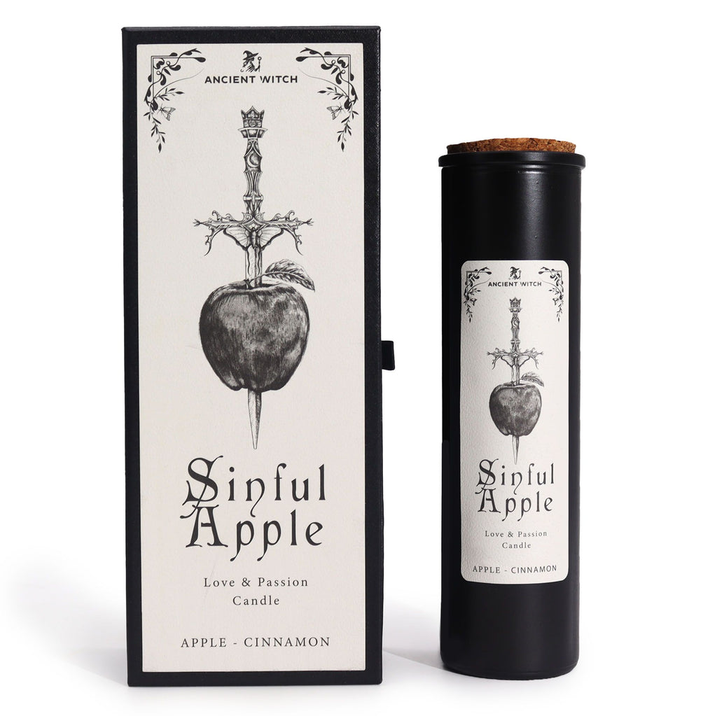 Apple & Cinnamon - Ancient Witch Purification Candles - Sinful Apple