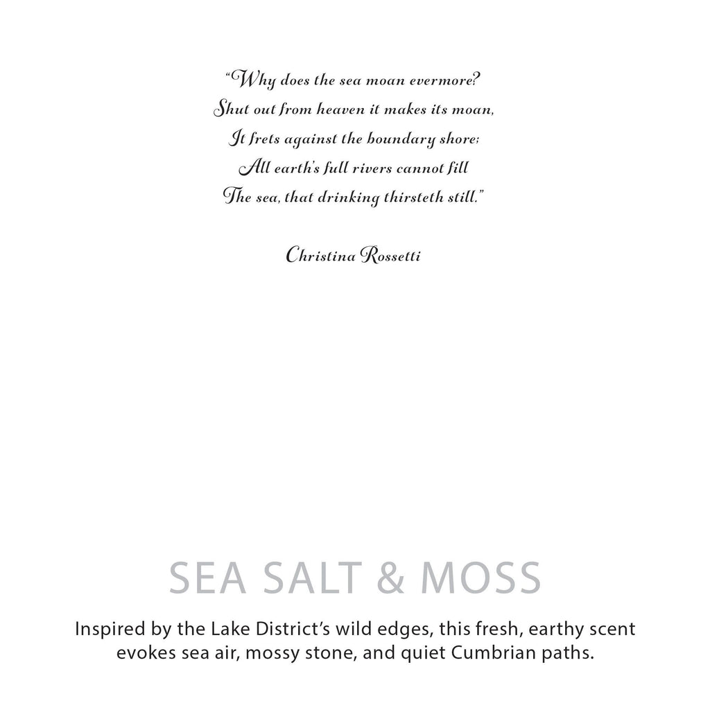 70h Agnes + Cat Botanical Soy Wax Candle - Seasalt & Moss