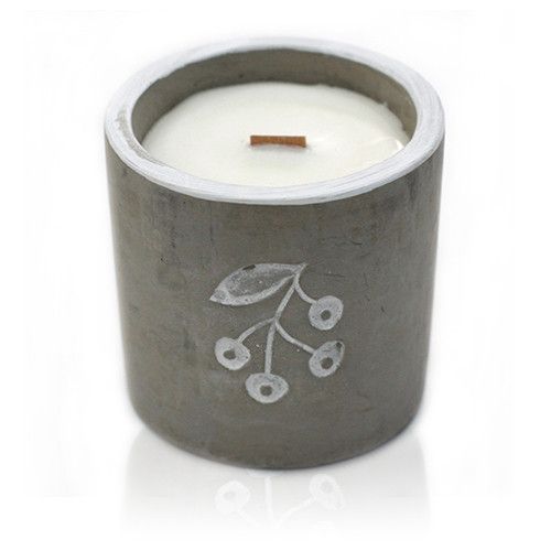 Med Concrete Soy Candle - Berry's - Juniper & Sweet Gin