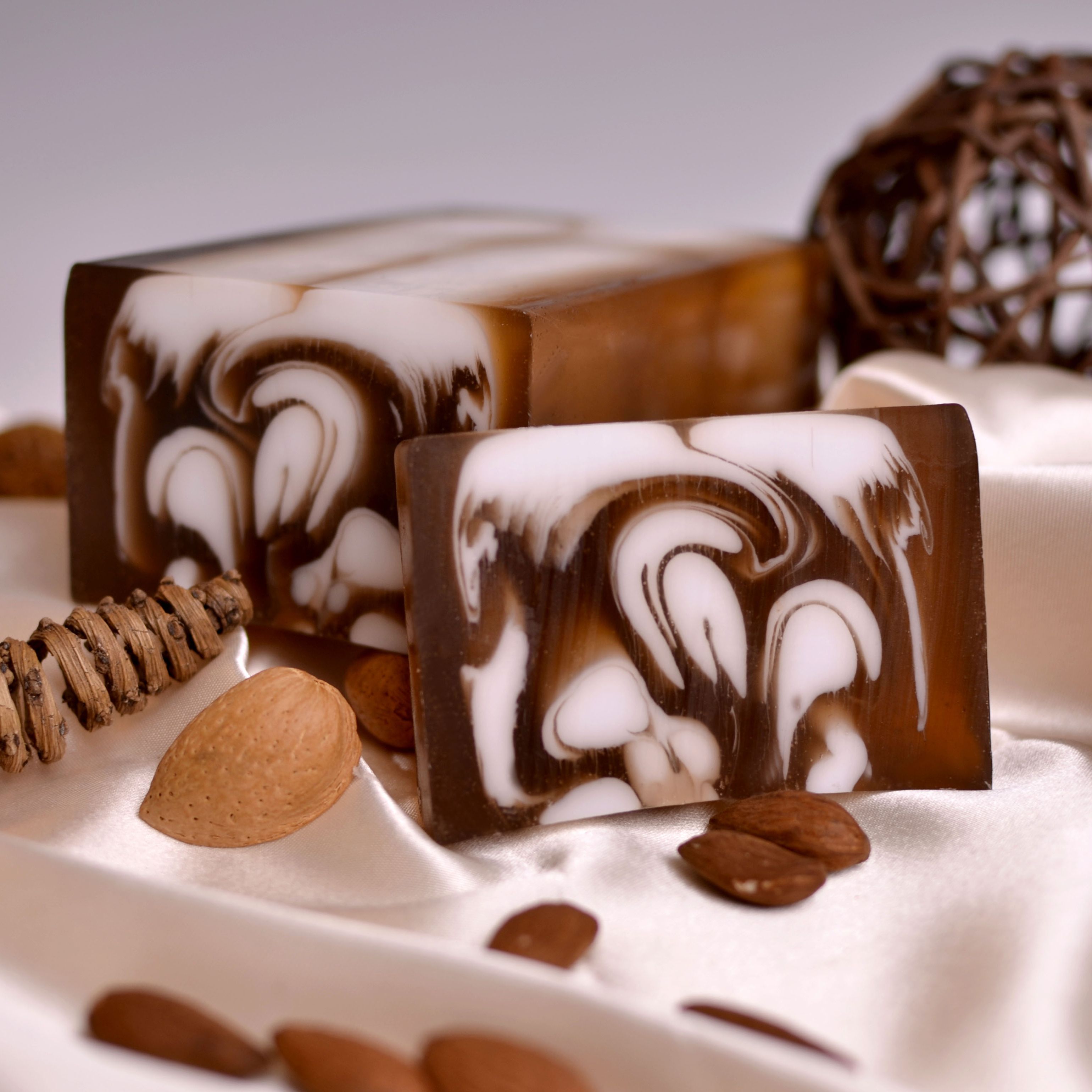 Hand-crafted Soap - Almond - Slice 115g approx