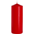 Single Pillar Candle 80x200mm - Red