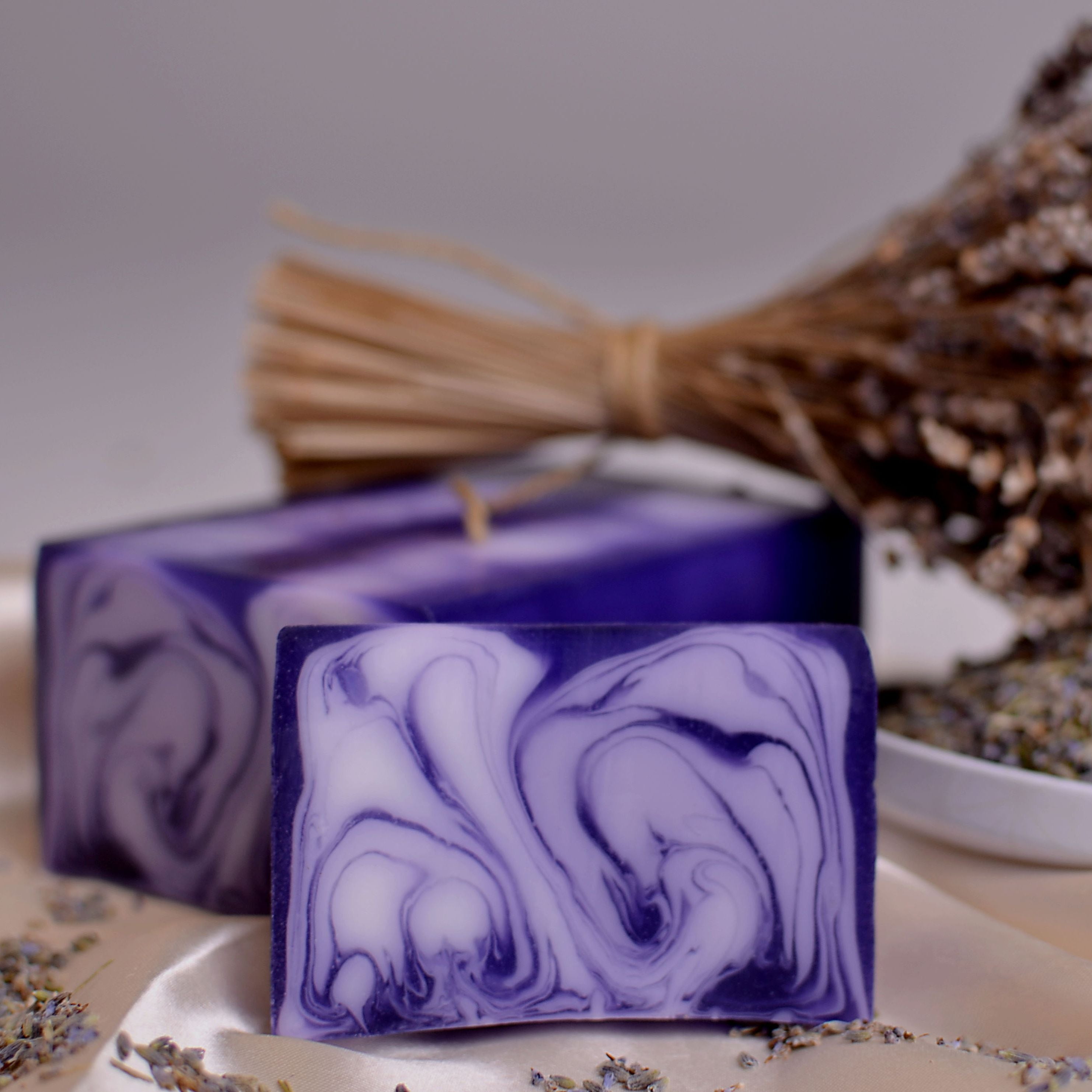 Hand-crafted Soap - Lavender - Slice 115g approx