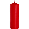 Single Pillar Candle 80x250mm - Red