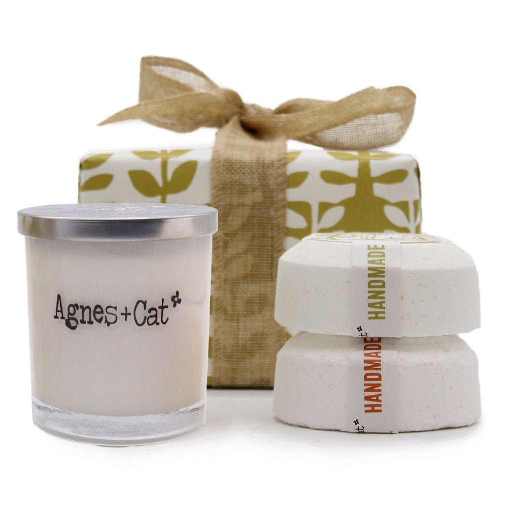 Gift Box - Fresh Citrus (Candle) + Clementine & Mor-Roll (Fizzes)