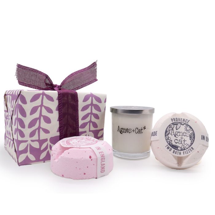 Gift Box - Moonstone (Candle) + Provence & Tea and Roses (Fizzes)