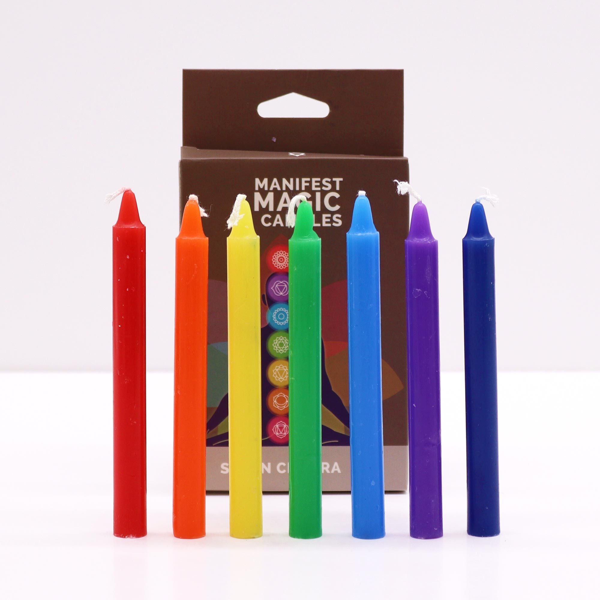 7 Seven Chakra Manifest Candles