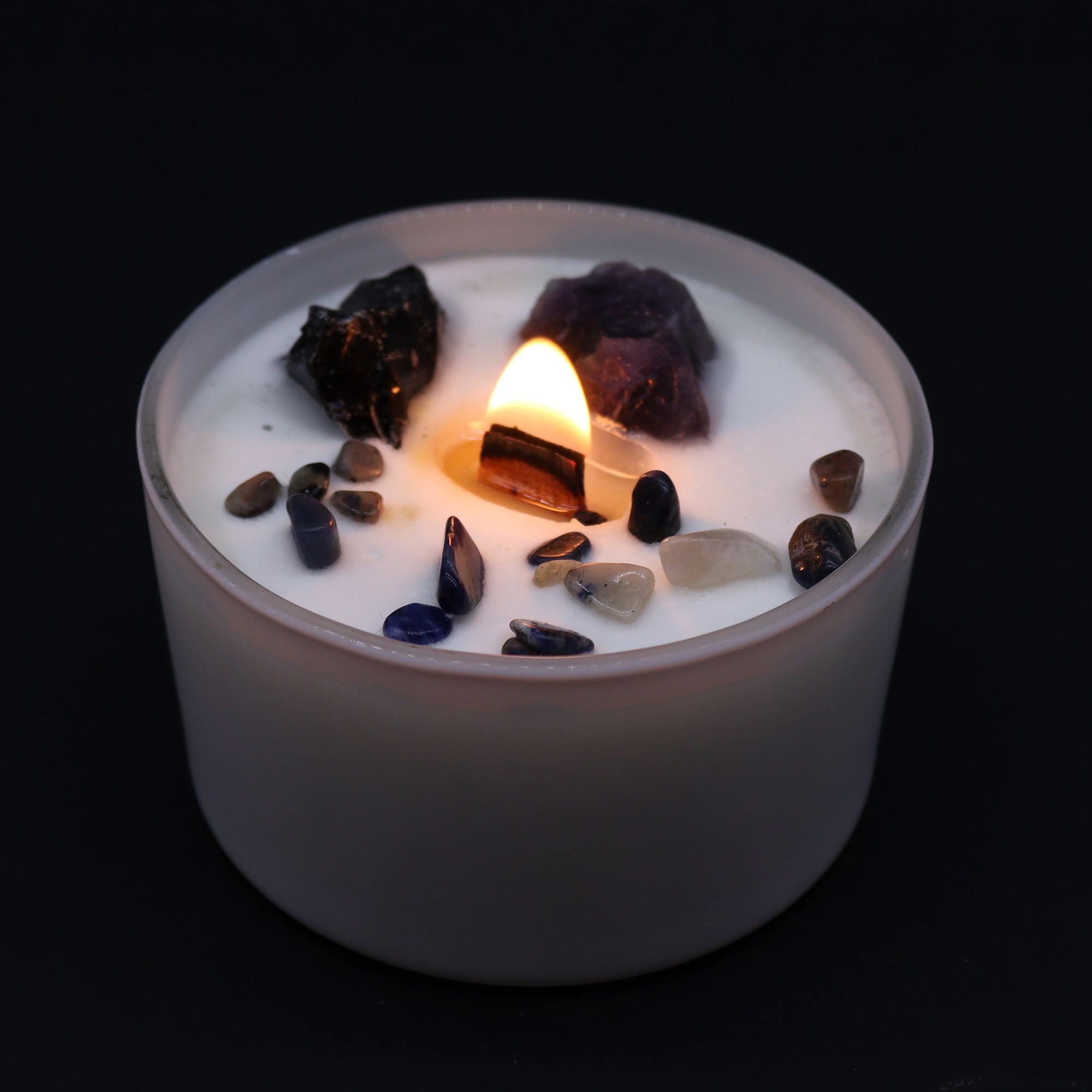 17h Chakra Crystal Candles - Solar Plexus Chakra