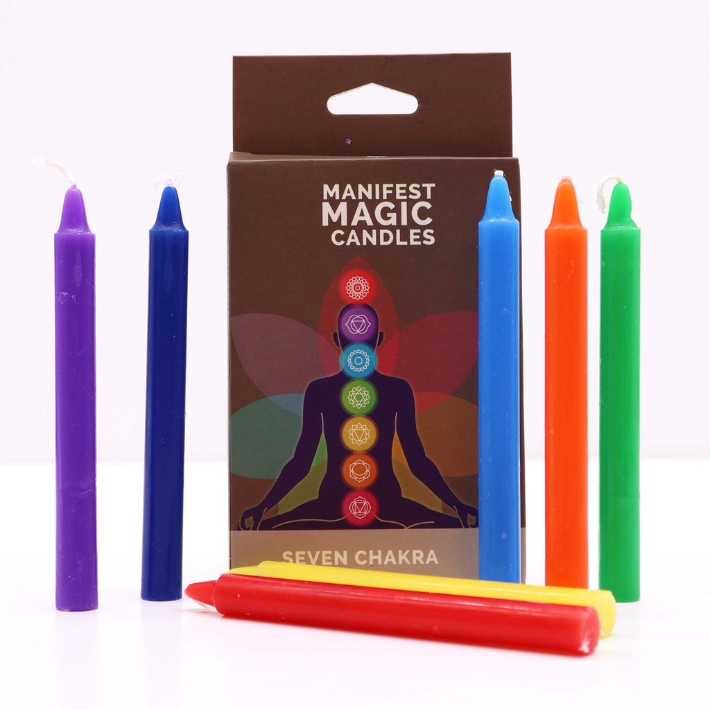 7 Seven Chakra Manifest Candles