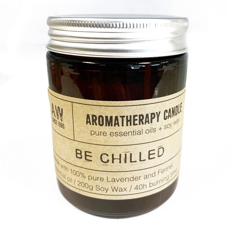 40h Aromatherapy Soy Candle 200g - Be Chilled