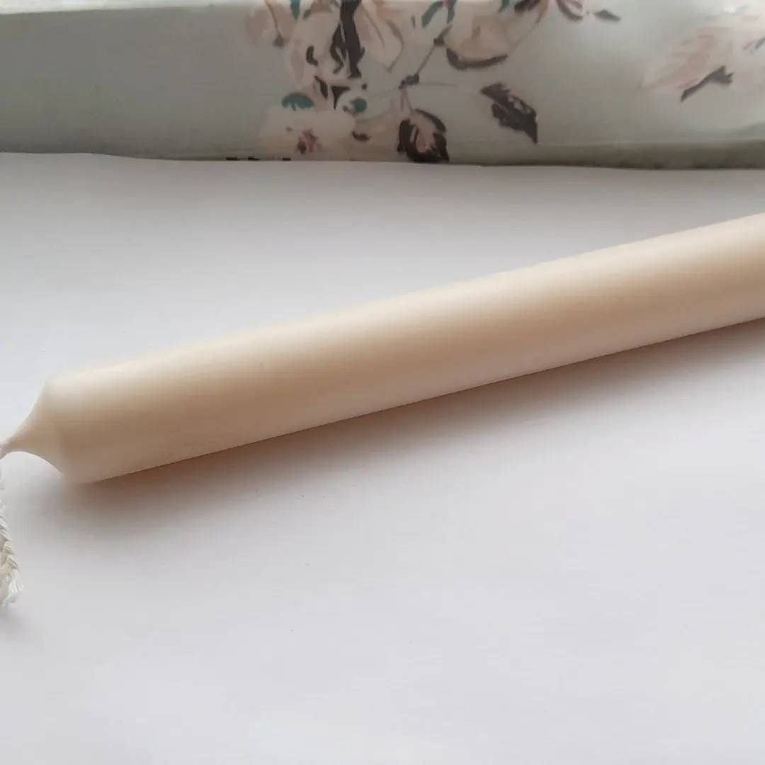 Homemade 10x 28cm soy candle sticks - alter church unscented